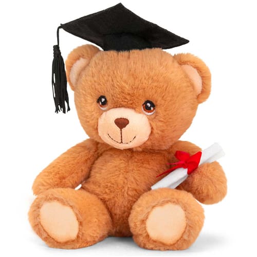 15cm Keeleco Graduation Bear - Hug Me Friend
