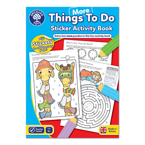 More Things To Do Colouring Book - Little Reader Fun