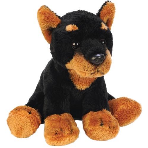 Sitting Doberman - Soft Cuddle Friend