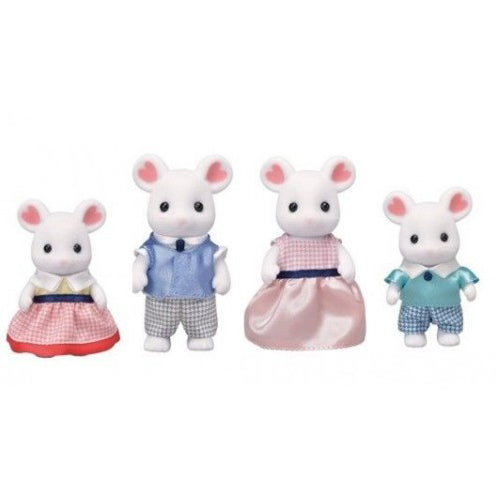 Sylvanian Families Marshmallow Mouse Family - Pretend Fun Pick