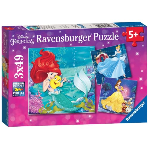 Disney 3x 49pc - Tiny Puzzle Fun
