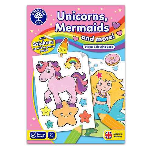 Unicorns, Mermaids and More Colouring Book - Little Reader Fun